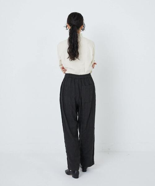 conges payes ADIEU TRISTESSE パンツ 綿ウール側章パンツ
