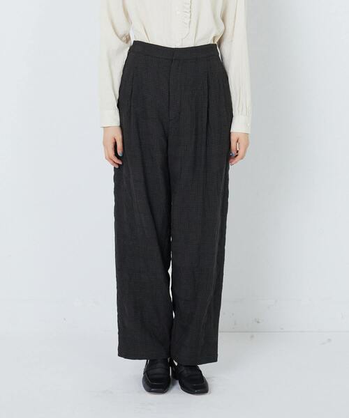 conges payes ADIEU TRISTESSE パンツ 綿ウール側章パンツ