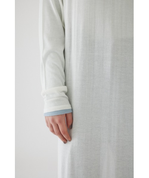 RIM.ARK ワンピース Print knit OP プリントニットワンピース