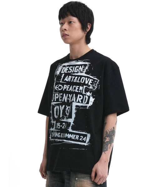 OY 半袖Tシャツ 専用 OY tシャツ 「OY/オーワイ」 BOX STAMP T/スタンプ Tシャツ