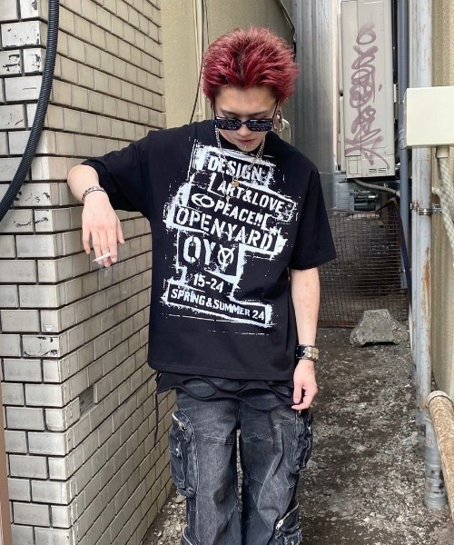 OY tシャツ 「OY/オーワイ」 BOX STAMP T/スタンプ Tシャツ