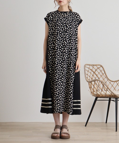 EK♡mama専用 NICOLITA ANNA グレー ワンピース 12ヶ月 Anna Nicola ワンピース AnnaNicola アニマルドットワンピース