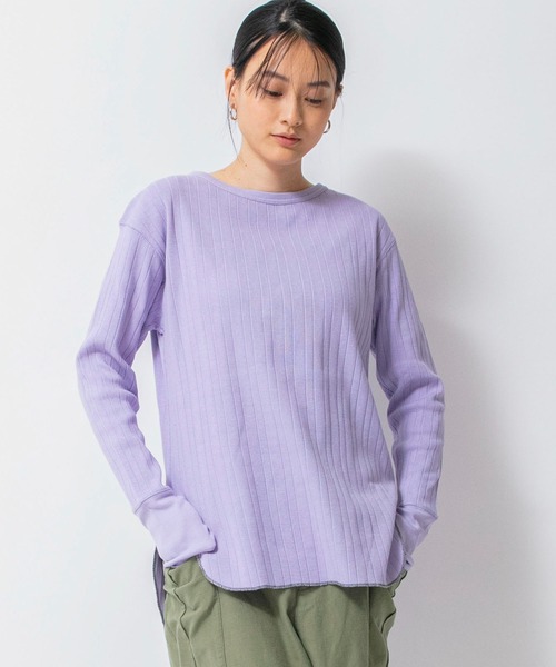 tシャツ ランダム針抜きプルオーバー レディース
