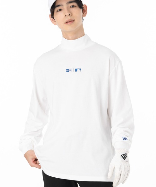NEW ERA ポロシャツ ニューエラゴルフ 長袖Tシャツ MLB スポーツ