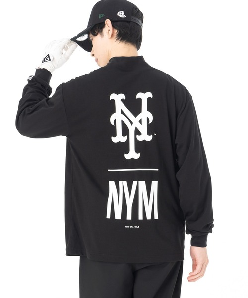 【新品】ニューエラ／ポロシャツ／長袖 NEW ERA ポロシャツ ニューエラゴルフ 長袖Tシャツ MLB スポーツ