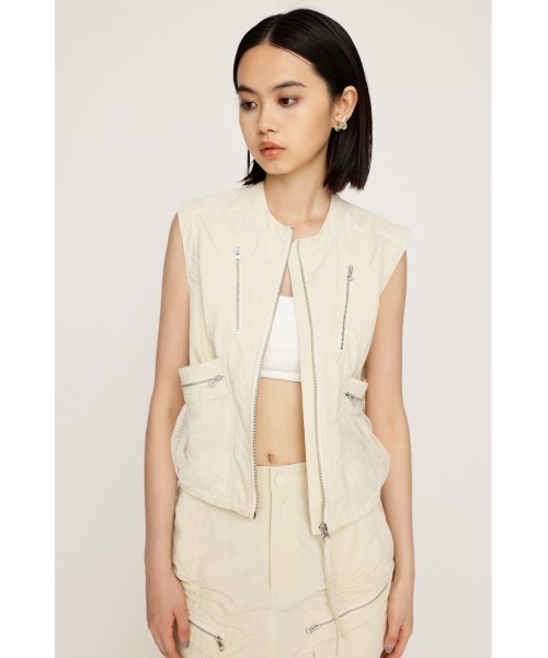 ベスト ジレ DOCKING GILET レディース SLY ベスト ジレ MESH DOCKING MILITALY VEST メッシュ
