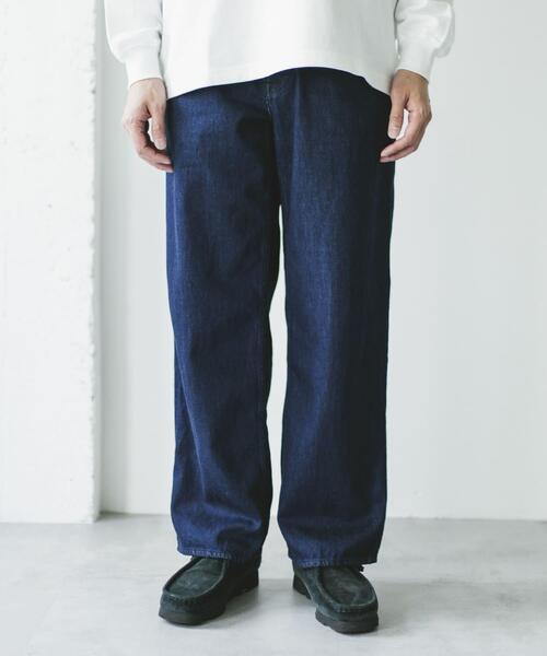 人気★美品◎アーバンリサーチ　ファンクショナル　ワイドパンツ　紺 URBAN RESEARCH DOORS（アーバンリサーチドアーズ） ワイドパンツ