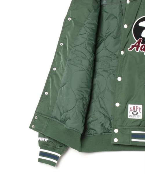 AAPE ナイロンモッズコート A BATHING APE ミリタリージャケット モッズコート AURORA SHARK