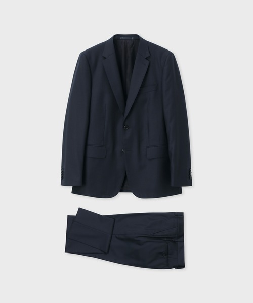 Paul Smith セットアップ ネイビーソリッド ストレッチ 2ボタン