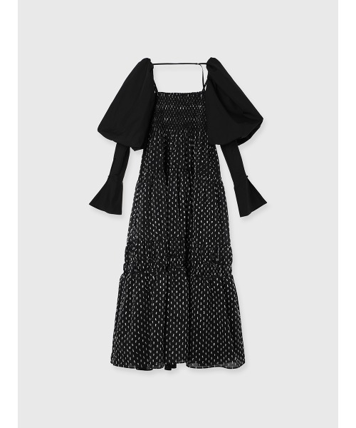 熱販売 eimy istoire ワンピース スリーブセットエンブロイダリー ワンピース