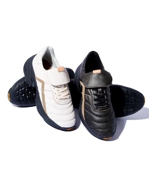 glamb スニーカー Crack Leather Sneakers / クラックレザー