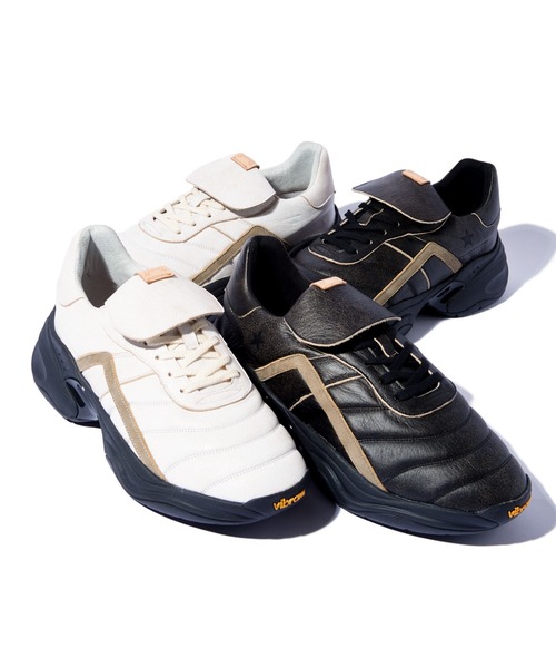 glambレザースニーカー美品 glamb スニーカー Soft Leather Sneakers / ソフトレザー