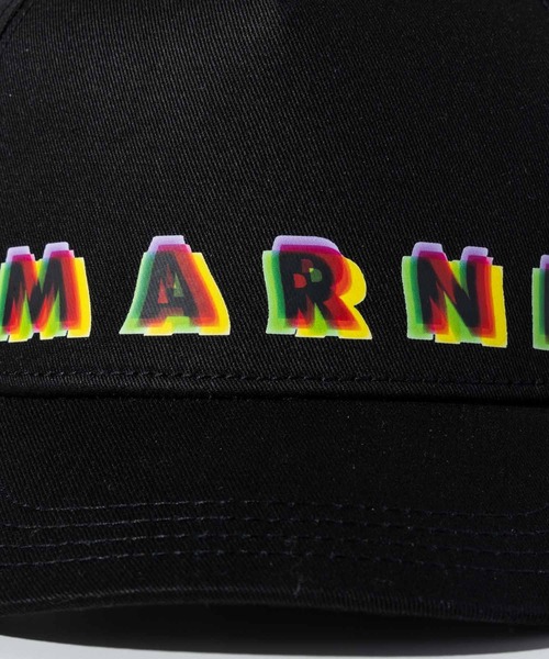 かのほ　新作25SS⭐︎新品！マルニ 刺繍 ロゴ キャップ　Tシャツ14y MARNI キャップ 帽子 MARNI(マルニ)Kids ＆ Junior ブランドロゴ