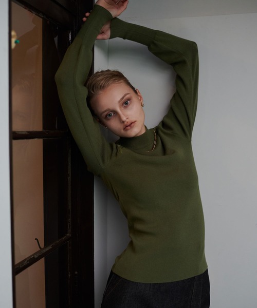 THE MILES ニット セーター THEODORIC.dy Embroidered Turtle PO