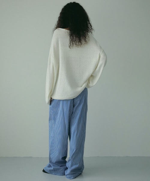 ETRE TOKYO パンツ ドロストヘムコットンパンツ レディース