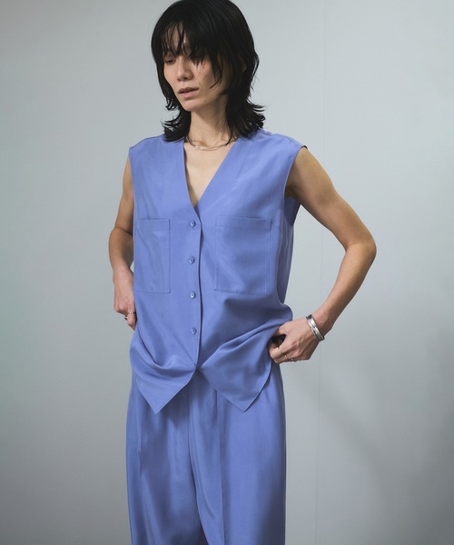 SALON adam et rope'（サロン アダム エ ロペ） ベスト ジレ 「25SS