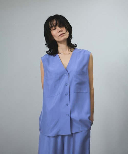 SALON adam et rope'（サロン アダム エ ロペ） ベスト ジレ 「25SS