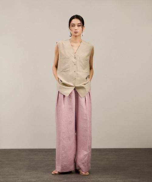 SALON adam et rope'（サロン アダム エ ロペ） ベスト ジレ 「25SS