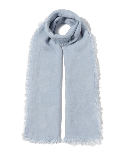 ASAUCE MÊLER リネン 大判 ストール ライトブルー ASAUCE MÊLER リネン 大判 ストール ライトブルー ASAUCE MÊLER リネン