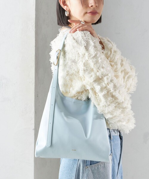 【通販激安】 Beau're トートバッグ BEAURE:パーティション レザー バッグ 小 バッグ