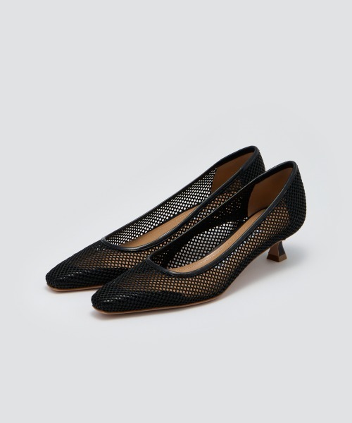 ペリーコ メッシュパンプス PELLICO VENERE MESH　ブラック PELLICO | メッシュ パンプス 3.5cm BLACK - アマンオンライン