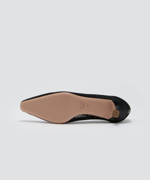 PELLICO パンプス VENERE メッシュ 3.5cm BLACK : ZOZOTOWN