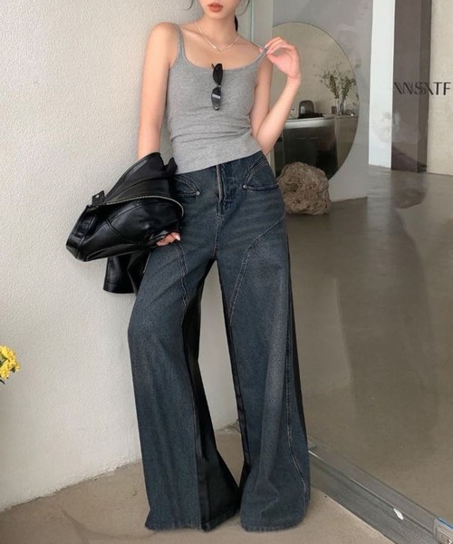 DAY CLOSET タンクトップ ノースリーブ レディース レイヤードで