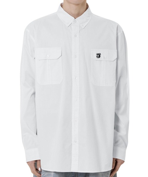 ブラウス シャツ 「OY/オーワイ」DOUBLE POCKET WORK SHIRT/ダブルポケットワークシャツ レディース メンズ OY ブラウス シャツ 「OY/オーワイ」DOUBLE POCKET WORK SHIRT