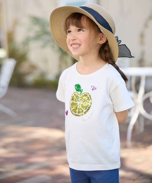 ANY（エニィ） tシャツ ミラクルスパンコールTシャツ キッズ 子供服