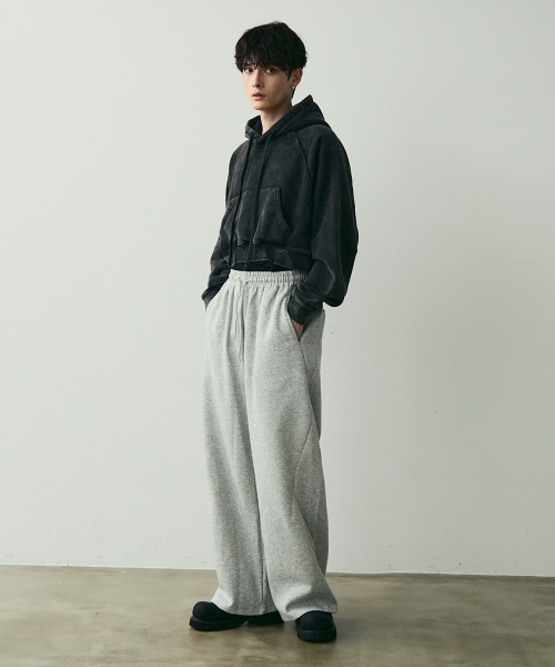 Shoowtime（ショウタイム） パーカー Pigment dye short length double