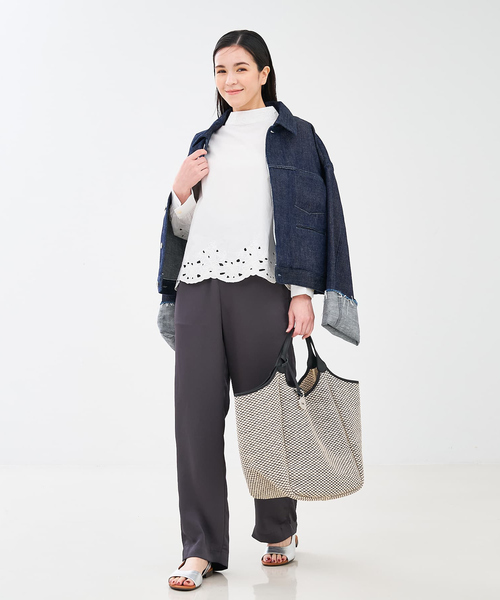【美品】MARCO MASI　カゴトート　ラフィア×レザー　ブラック　メッシュ MARCO MASI かごバッグ カゴバッグ 「MARCO MASI」「別注