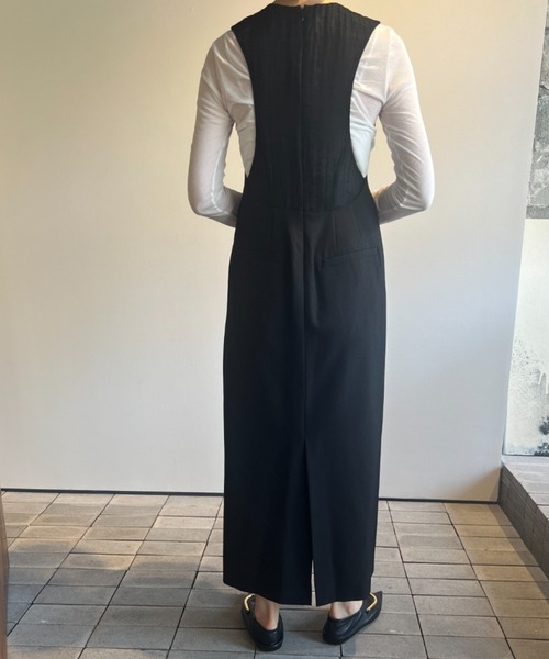 CLANE ワンピース BACK SHEER MAXI ONEPIECE : ZOZOTOWN Yahoo