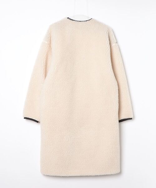 HYKE（ハイク） ノーカラーコート 2 ベージュ レディース : ZOZOTOWN