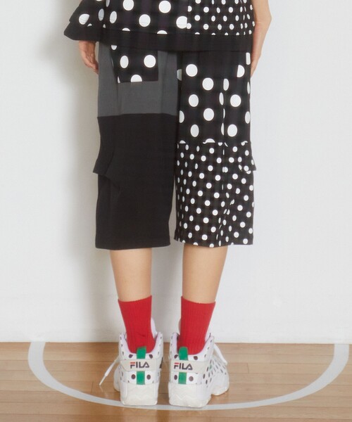 最終値下げ フラボア FILA×FRAPBOISカットソーセットアップ パンツ FRAPBOIS（フラボア） パンツ FILA×FRAPBOISカットソーセットアップ