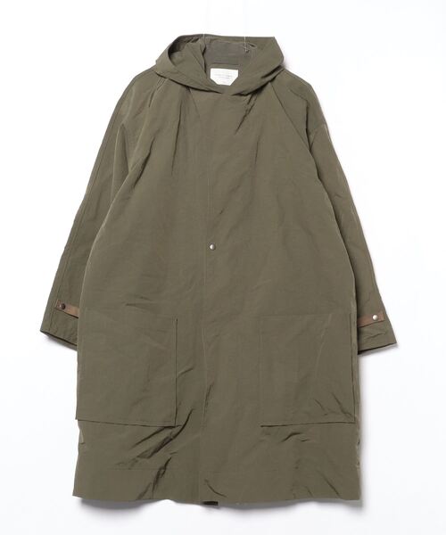 MHL【美品】フード付きカーキモッズコート Mサイズ MHL. マーガレットハウエル モッズコート ミリタリー カーキ フード