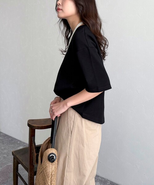 tシャツ ボートポンチプルオーバー レディース green label relaxing tシャツ ボートネック ポンチ 5分袖 プル