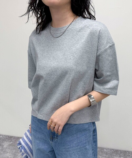 tシャツ ポンチ ワンタックプルオーバー レディース セール】ポンチ ワンタックプルオーバー（Tシャツ/カットソー