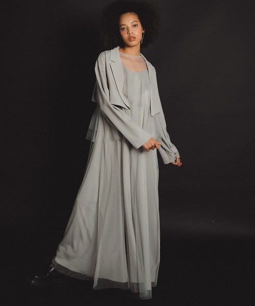 et.UNiVER ドレス Frourish blouse setup dress : ZOZOTOWN Yahoo!店