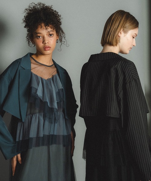 et.UNiVER ドレス Frourish blouse setup dress : ZOZOTOWN Yahoo!店