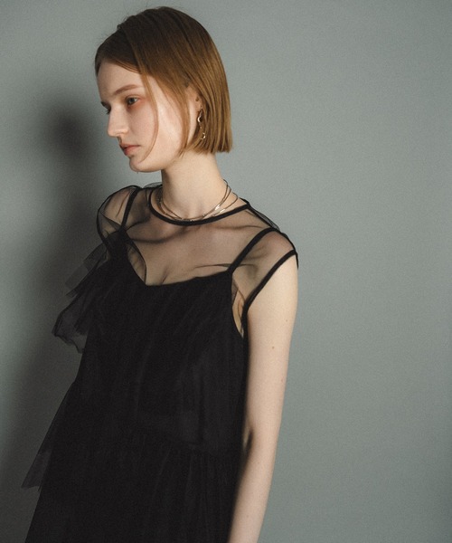 et.UNiVER ドレス Frourish blouse setup dress : ZOZOTOWN Yahoo!店