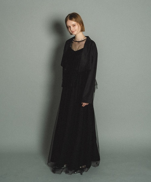 et.UNiVER ドレス et.UNiVER ドレス Frill sleeve dress : ZOZOTOWN Yahoo!店