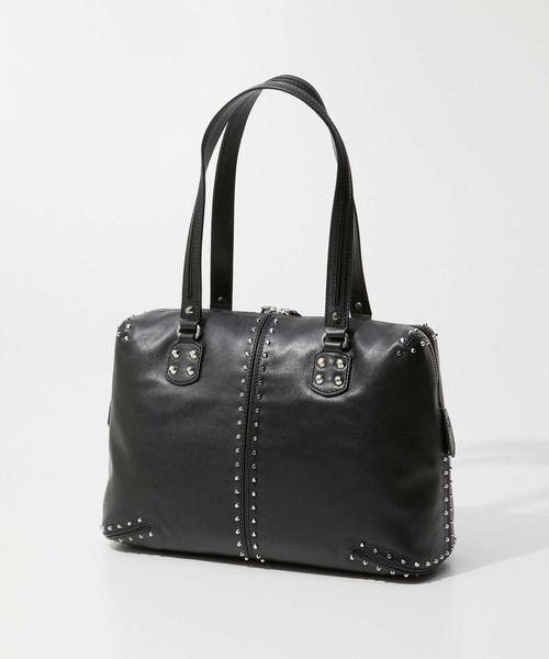 MICHAEL KORS トートバッグ Astor Large Studded Leather Tote