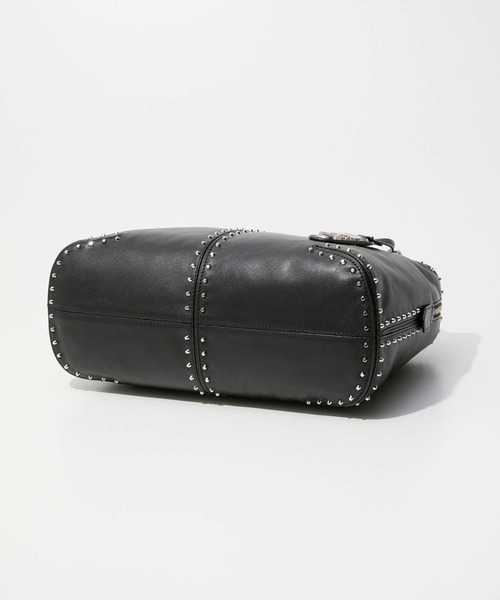 MICHAEL KORS / スタッズ/キルティング/トートバッグ/レザー/BLK