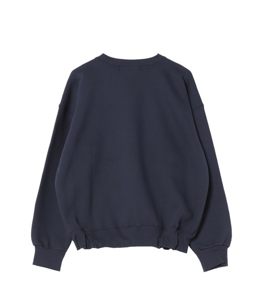 スウェット・トレーナー DIRAGOL212 SWEATSHIRT ノルディ NERDY BLENK LOGO SWEATSHIRT （MELANGE WHITE