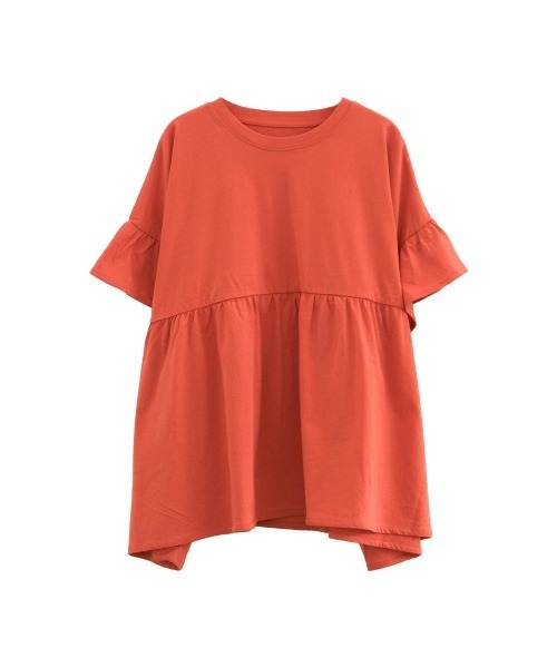 tシャツ フリルギャザーカットソー レディース : ZOZOTOWN Yahoo