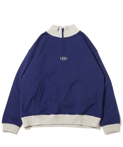 「UGG」 スウェットカットソー M ネイビー レディース