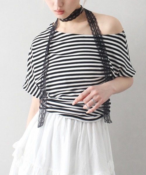 【新品】THINGS THAT MATTER オフショルトップス ワンオフショルトップス（Tシャツ/カットソー）｜GAB GAB