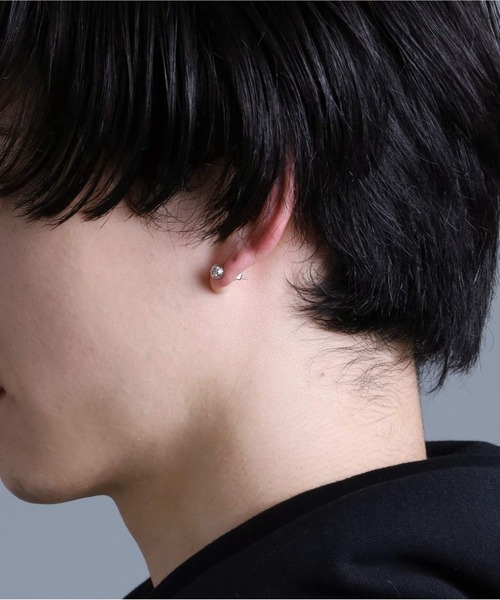 LION HEART 「LION HEART」 ピアス（片耳用） ONE SIZE ライト