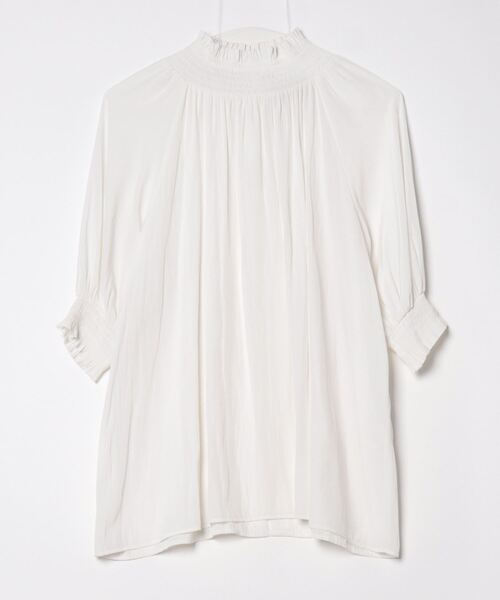 「UNITED ARROWS」 半袖ブラウス FREE オフホワイト レディース
