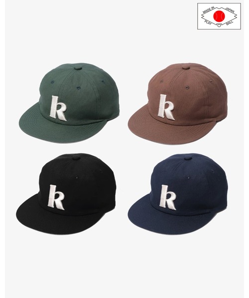 CALEE - × KEBOZ CAP (BLACK) / ケボズ コラボ ベースボール